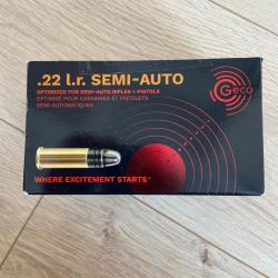 Pack 500 munitions Geco semi-auto 22lr