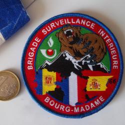 écusson douane BSI Bourg-Madame Pyrénées-Orientales