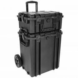 Set de caisses de transport noires GLARY CASE