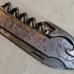 Tire bouchons Limonadier canif ancien Corkscrew PERNOD FILS 45 CAB25CNR023