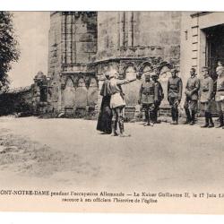 CPA - Le Mont-Notre-Dame pendant l'occupation allemande  N°1082