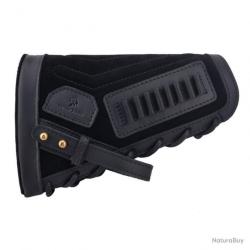 BUSC EN CUIR AVEC CARTOUCHIÈRE - 22LR - NOIR - LIVRAISON GRATUITE