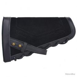 BUSC EN CUIR VÉRITABLE AVEC INSERTS - AMBIDEXTRE - NOIR - LIVRAISON GRATUITE