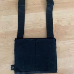 Porte chargeur double élastique noir