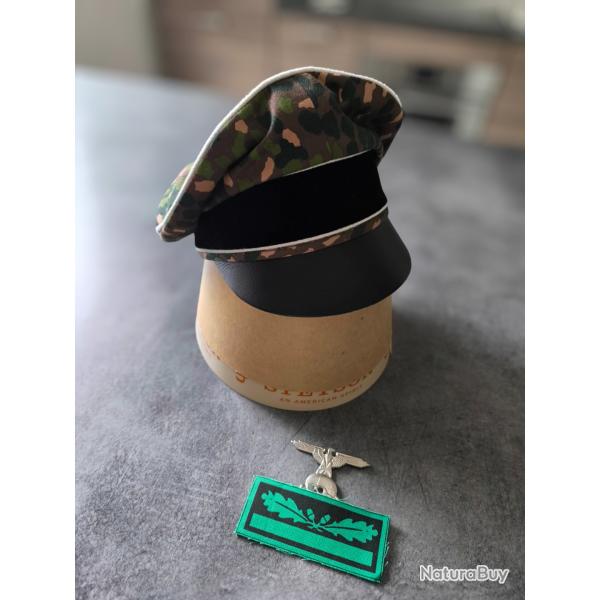 CASQUETTE CAMOUFLAGE  ALLEMANDE WW2