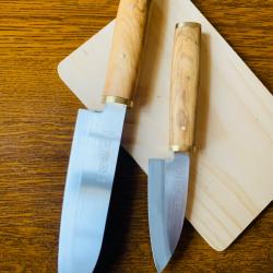 ensemble de couteaux de cuisine d'artisan/ lame japonaise ( 2 )