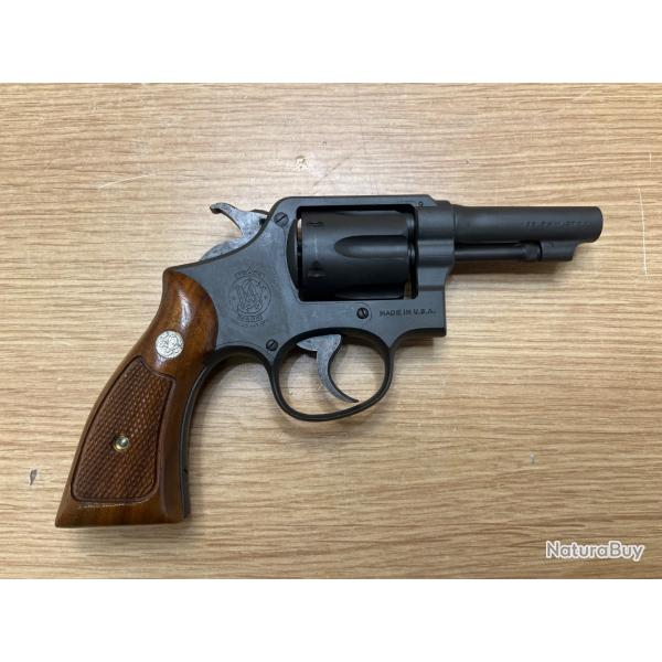 Revolver Smith&Wesson cal 38 smith &wesson a 1 sans prix de rserve !