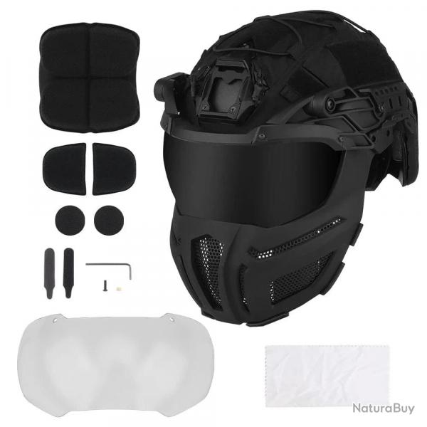 Casque protection intgrale Fast HL-100 KOLINLOV - Noir
