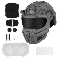 Casque protection intégrale Fast HL-100 KOLINLOV - Gris