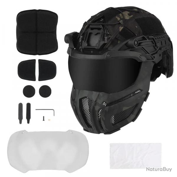 Casque protection intgrale Fast HL-100 KOLINLOV - Multicam noir