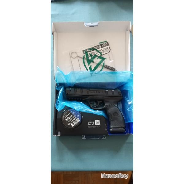 Vend Pistolet de dfense LTL bravo black cal.50 comme neuf + munitions + combo lampe laser.