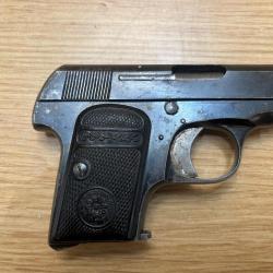 Pistolet semi-automatique type rubis calibre 6,35 à 1 sans prix de réserve !