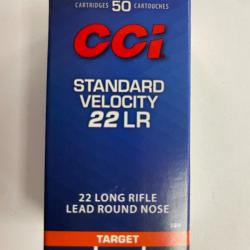 CCI STANDARD CAL 22 LR 2.6G/40GR BOITE DE 50 BALLES VENDU PAR 10 BOITES FRAIS DE PORT OFFERT