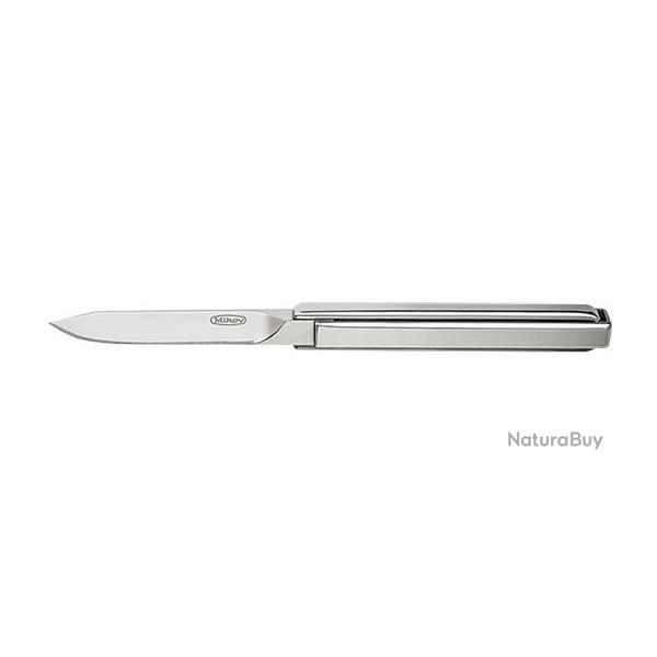 Couteau cube knife MIKOV lame 62mm manche acier inox