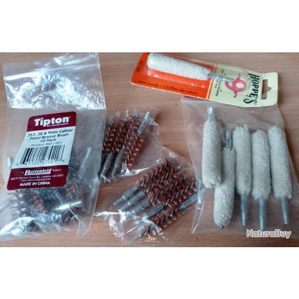 Lot Brosse cal 38/357/9mm Bronze (8/32 mle)