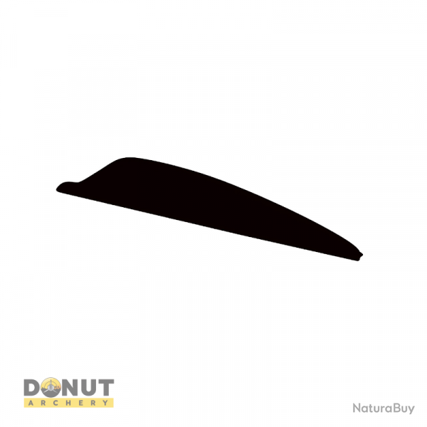 Plume de flche Plastique Flex-Fletch FFP187 - Noir