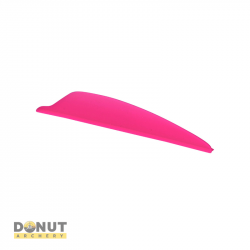 Plume de flèche Plastique Flex-Fletch FFP187 - Rouge/Rose