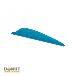 Plume de flèche Plastique Flex-Fletch FFP187 - Bleu Perle