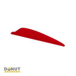 Plume de flèche Plastique Flex-Fletch FFP187 - Rouge