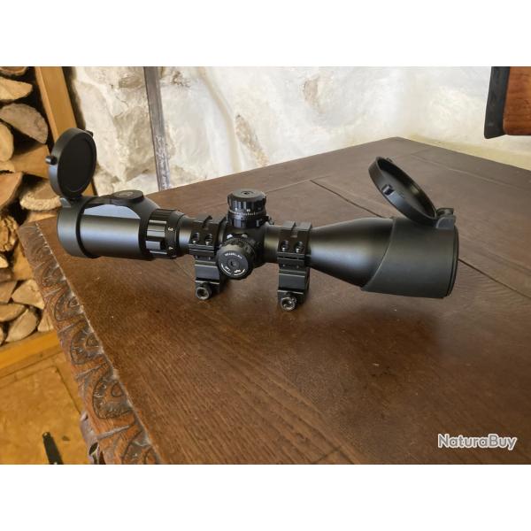 Lunette UTG Accushot 2.7x44 30mm Long Eye Relief Scout