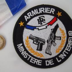 écusson collection armurier ministère de l'intérieur