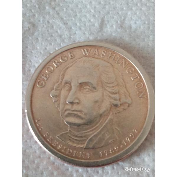 1 DOLLAR AMERICAN GEORGE WASHINGTON POUR LES CONNAISSEURS DE PIECES