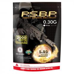 BILLES 0.30G PERFECT GRISES EN SACHET DE 2000 "G&G Armament"