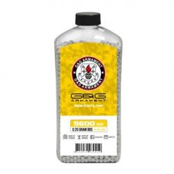 BILLES 0.25G PERFECT EN BOUTEILLE DE 5600 "G&G ARMAMENT"