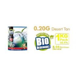 BILLES BIO 0.20G DESERT EN SACHET DE 1KG "G&G ARMAMENT"