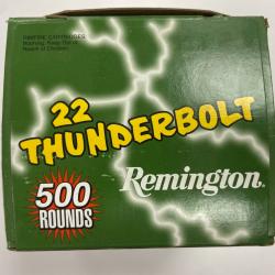 REMINGTON CAL 22LR THUNDERBOLT 40GR BOITE DE 500 BALLES  FRAIS DE PORT OFFERT