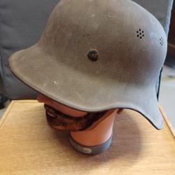 Beau casque allemand M38/43 LUFTSCHUTZ - GLADIATOR - type 3 - WW2 - bel état