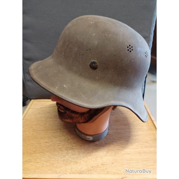 Beau casque allemand M38/43 LUFTSCHUTZ - GLADIATOR - type 3 - WW2 - bel tat