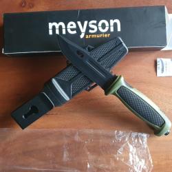 Couteau de survie Meyson Black / Vert