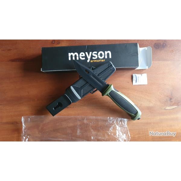 Couteau de survie Meyson Black / Vert