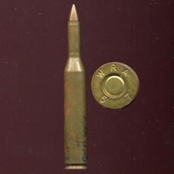 .22 x 2.95" SALVO Duplex - RARE expérimentale US avec 2 balles - Projet SALVO - étui 74.8 mm