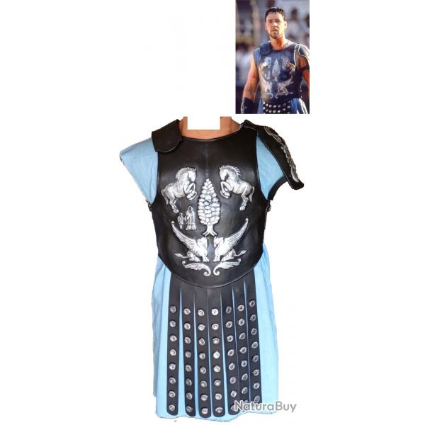 Armure + tunique Maximus Gladiator Gladiateur Romain mdival Cosplay Costume GN LARP