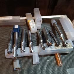 Lot fraise carbure monobloc  Walter prototyp fraisa kennametal qualité  industrielle pro