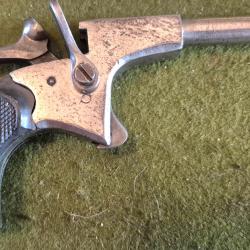 Pistolet de cycliste 6mm flobert très bon état d'origine chromer à 80%.
