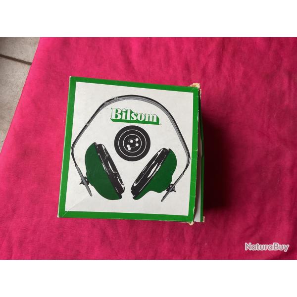 Casque de tir ancien de marque bilsom neuf, pas de prix de rserve