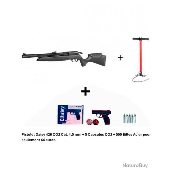 PACK COMBIN ! PACK10 Carabine Arrow Gamo 4,5 mm + Pistolet Daisy 426 + 500 billes en acier + 5 CO2