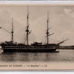 CPA- MARINE  DE GUERRE " Le Magellan " N°1042