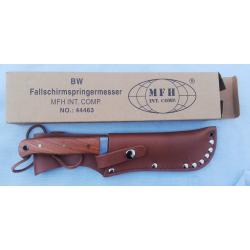 Couteau de parachutiste " M F H Int. Comp." Fallschirmspringermesser -
