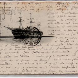 CPA- Marine Militaire - Borda Ecole Navale N°1046