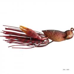 Rubber Jig Live Target Hollow Body Craw 4cm 306 - Red