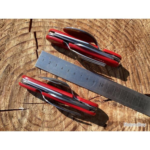 Lot de 2 couteaux / Couverts pliables et dtachables (Grand Format) - Occasion