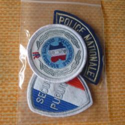 Anciens badges / insignes Police Française - Très bon état - Lot de trois