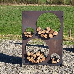 Rangement de bois pour brasero