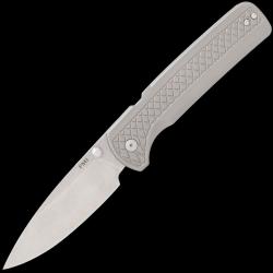 Couteau Cold Steel FM-1 Atlas Lock Gray Lame Acier S35VN Manche Titane Clip CSFL35FMASA