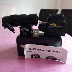 Holosight JS 551 + magnifier assorti , quasiment pas utilisé