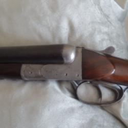 Fusil juxtaposé artisanal liègois en 12/65